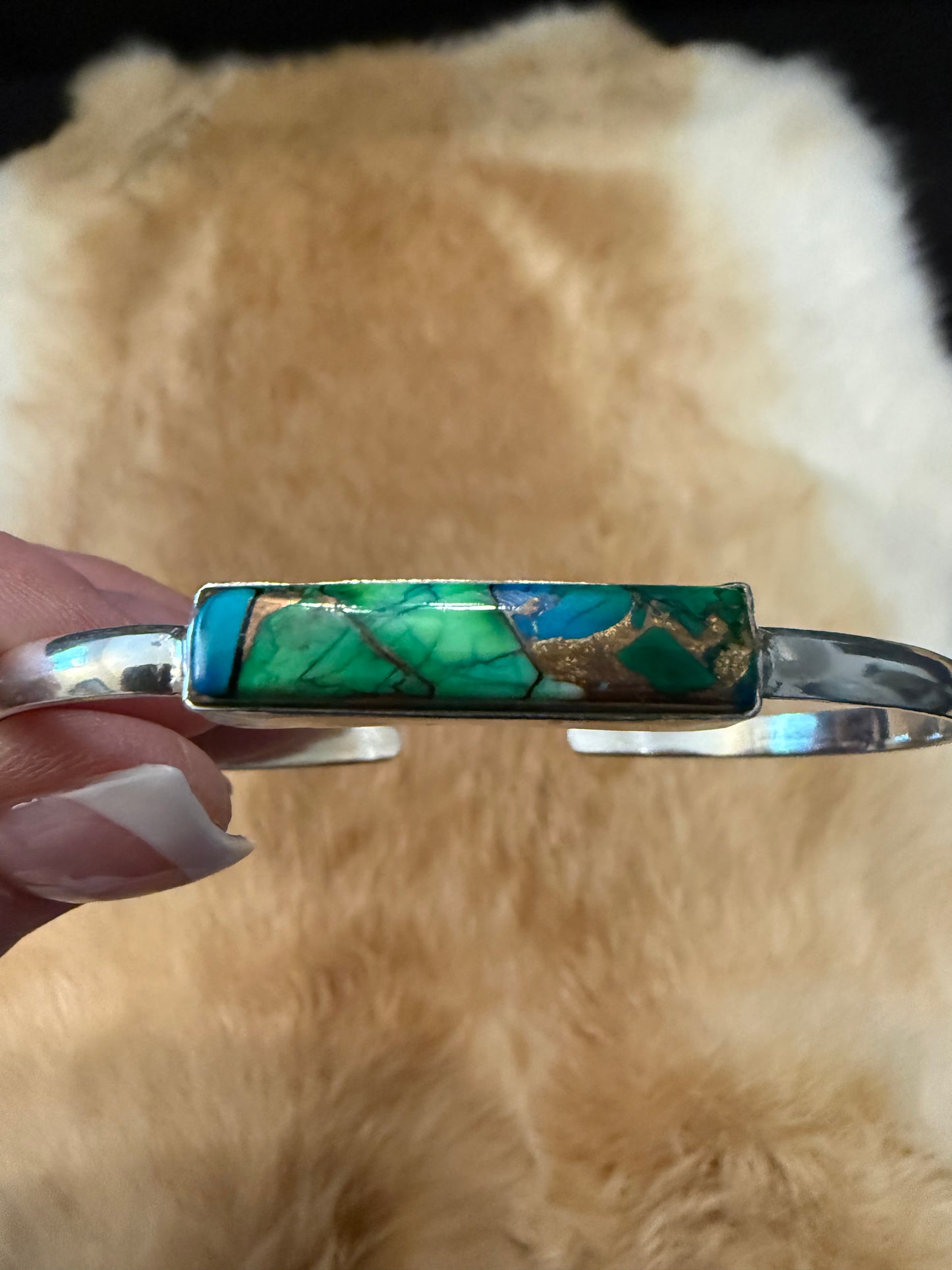 Peacock Turquoise Bracelet
