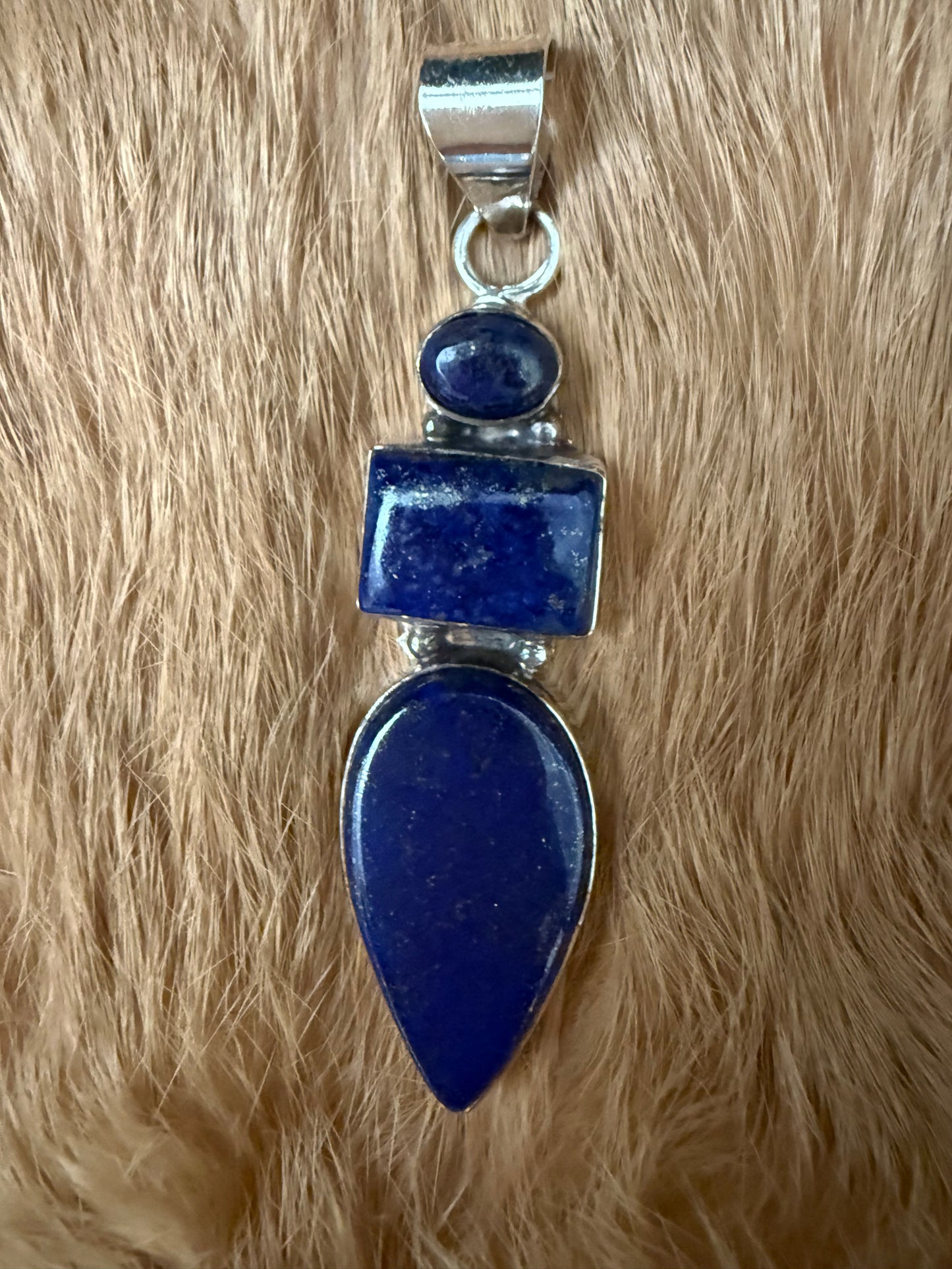 Sterling Silver Lapis Lazuli Pendant