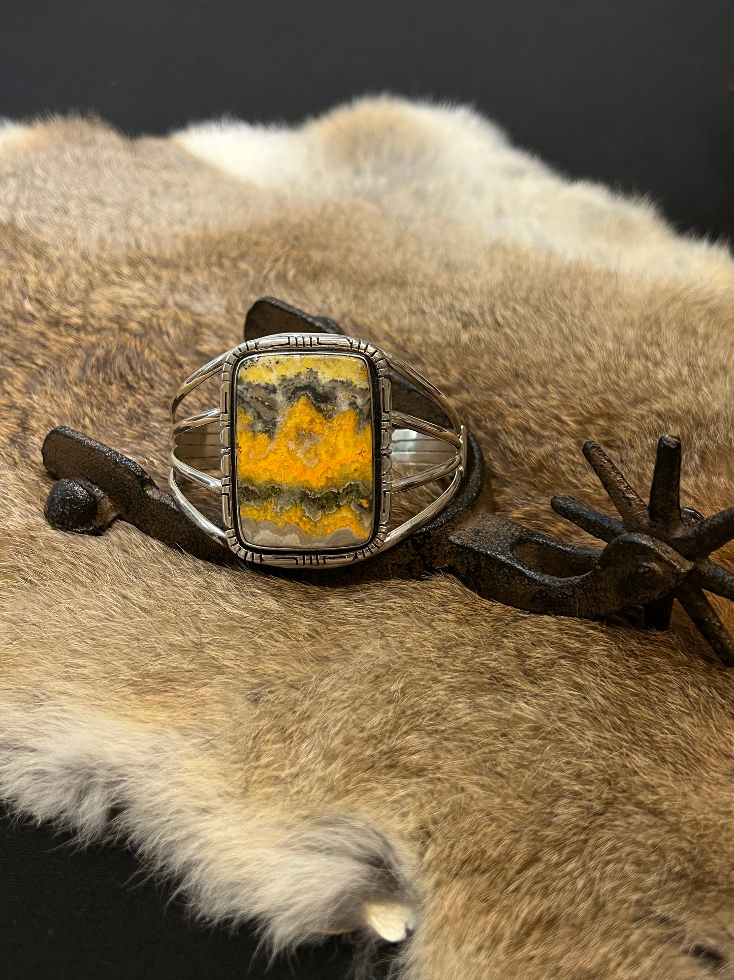 Sierra Sunrise Bumblebee Jasper Cuff