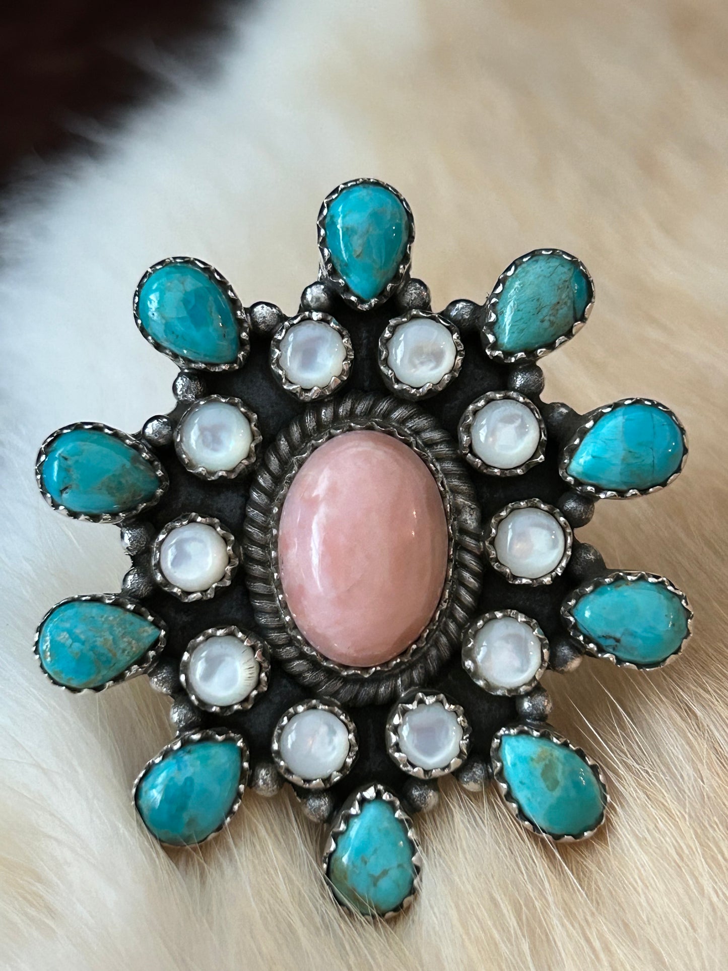 Southwest Sterling Silver Statement Ring