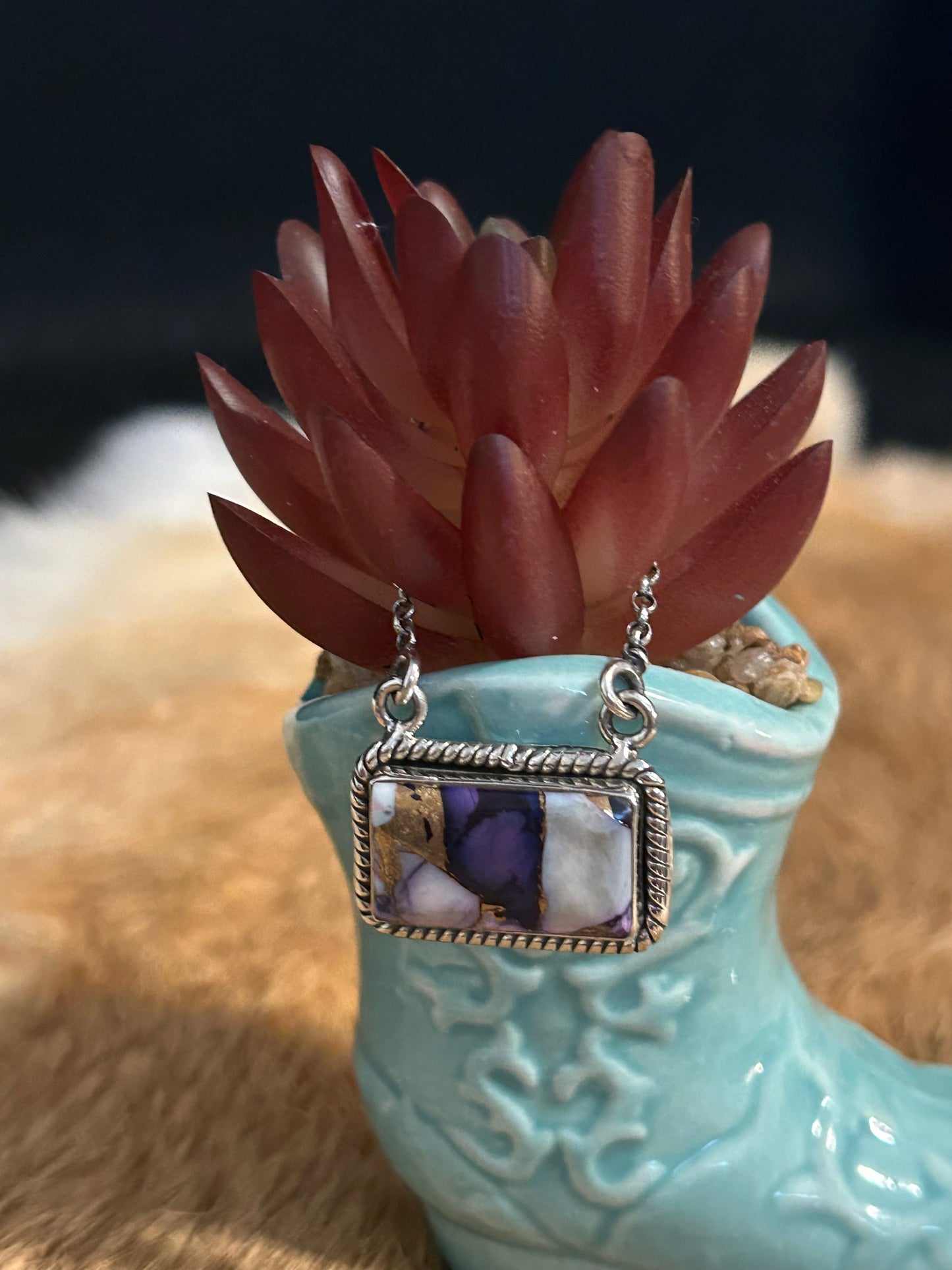 Desert Twilight Purple Mojave Necklace