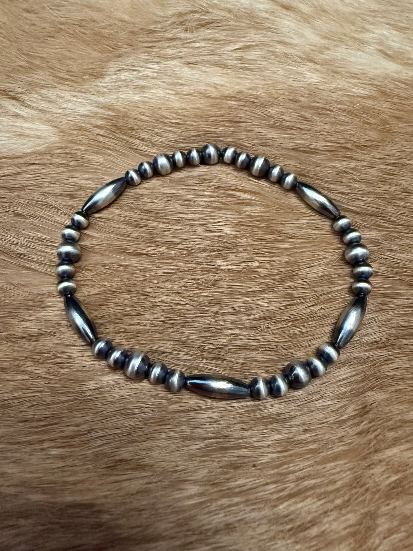 Navajo Pearl Stretch Bracelet