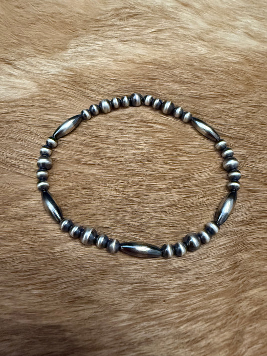 Navajo Pearl Stretch Bracelet