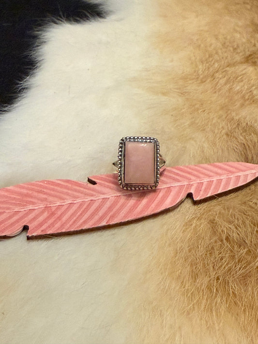 Beautiful Pink Opal Ring