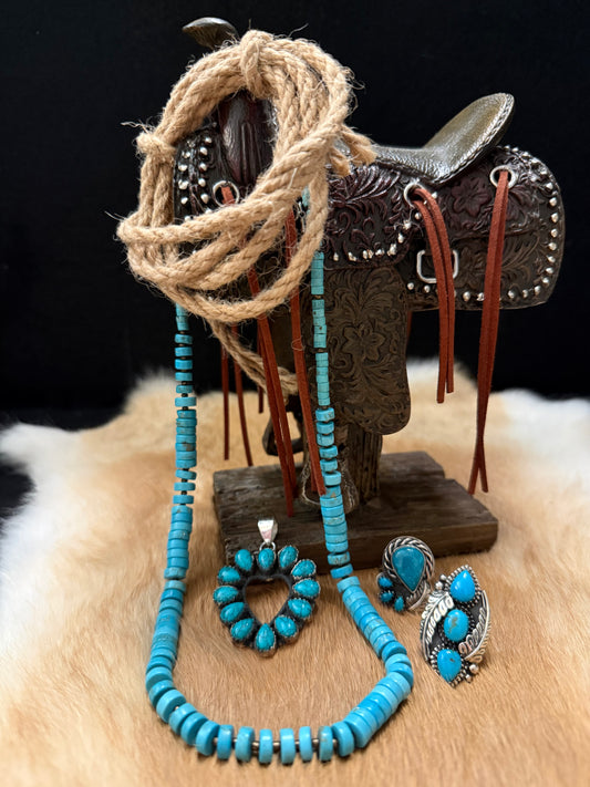 Beautiful Authentic Turquoise Jewelry.                    ]