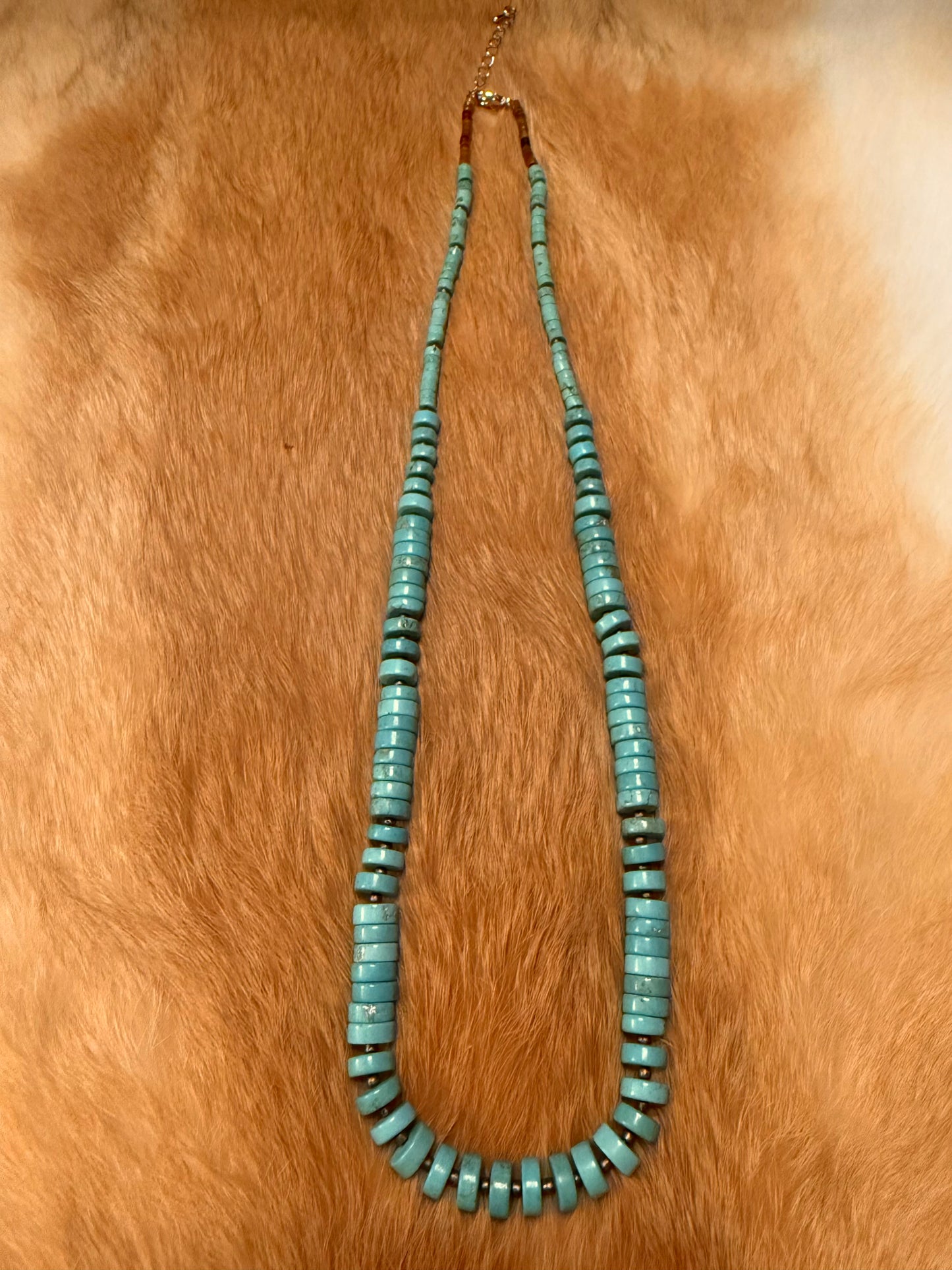 Southwest Turquoise Heishi Necklace