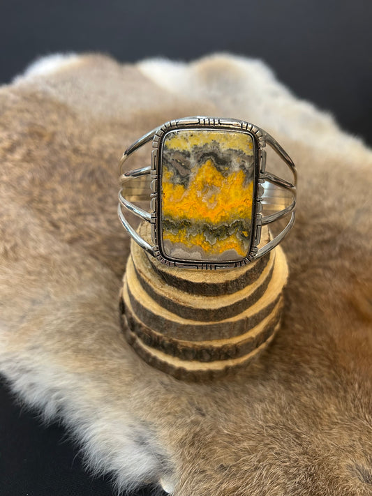 Sierra Sunrise Bumblebee Jasper Cuff