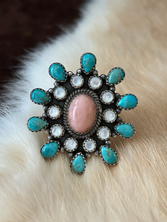 Southwest Sterling Silver Statement Ring