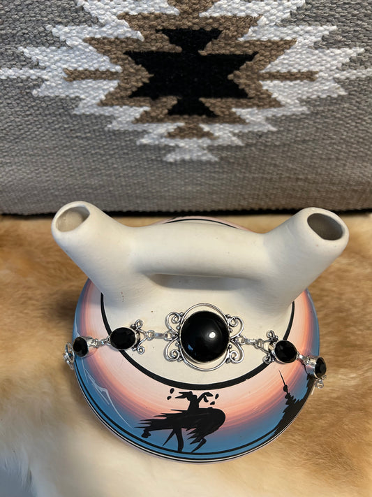 Midnight Elegance Onyx Bracelet