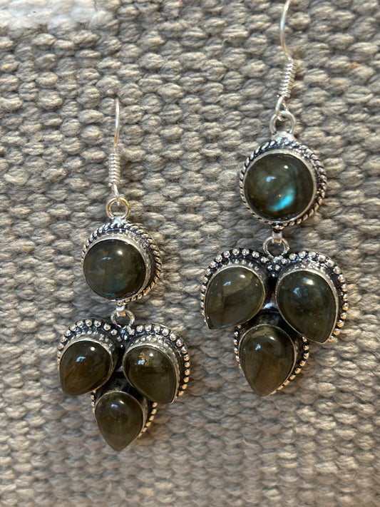 Labradorite Cascade Earrings