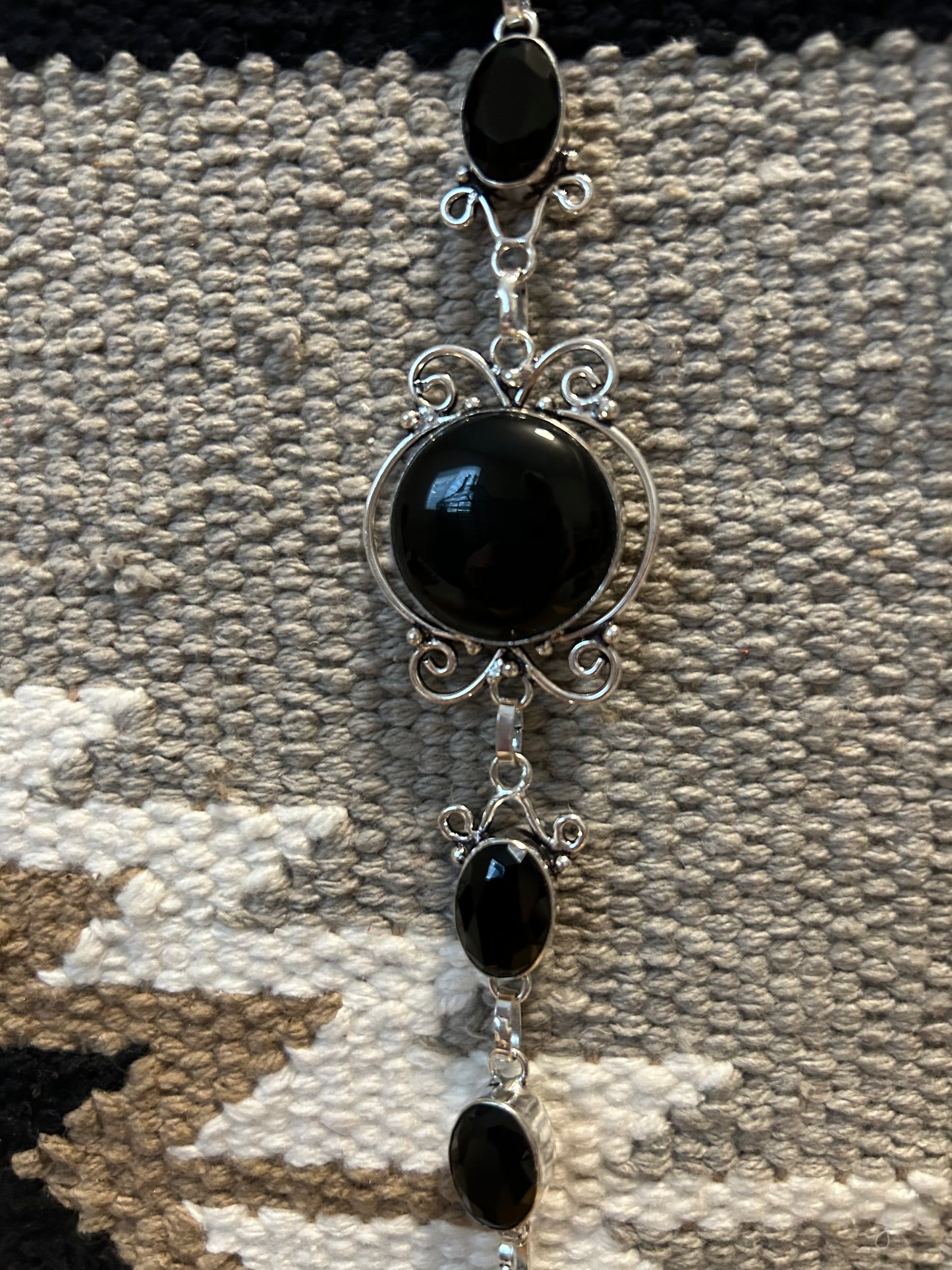 Midnight Elegance Onyx Bracelet