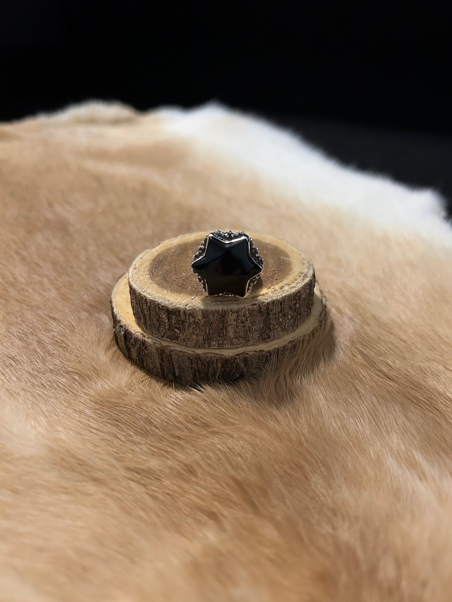 Midnight Star Onyx Ring