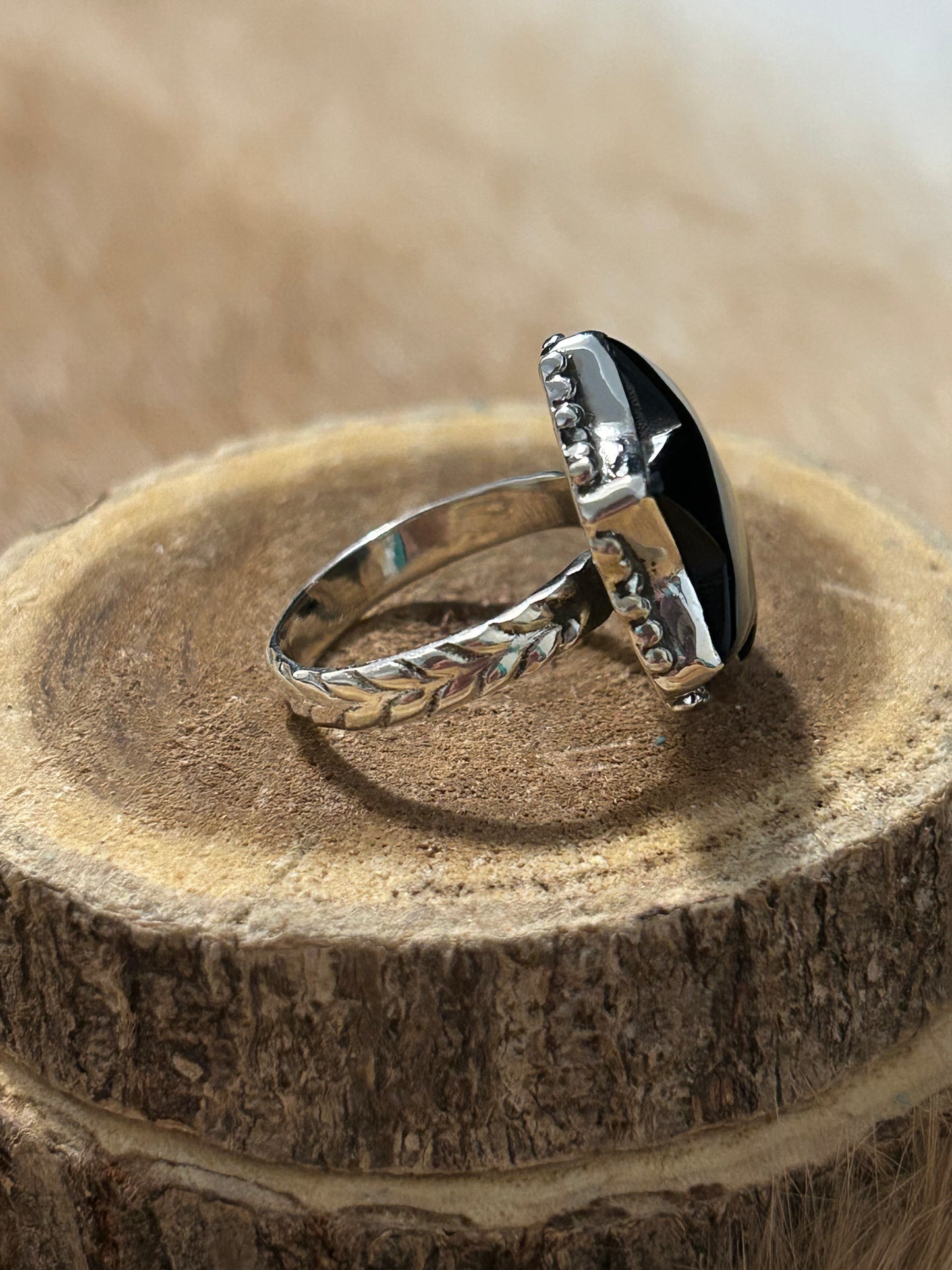 Midnight Star Onyx Ring