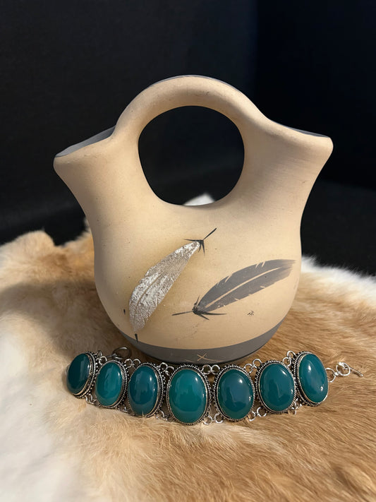 Sage Spirit Green Onyx Bracelet