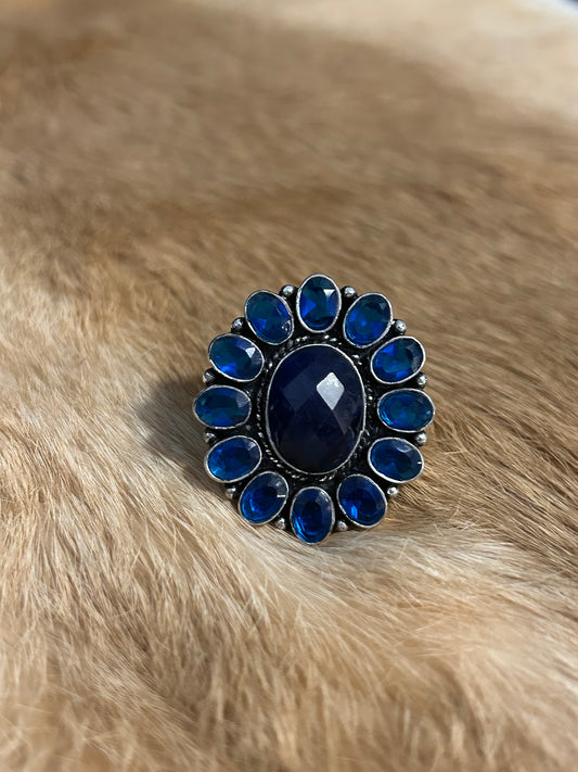 Midnight Mesa Sapphire Ring