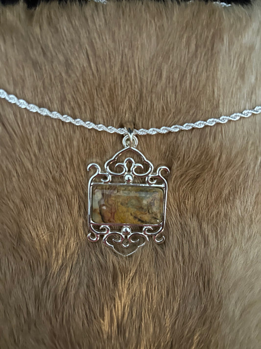 Picture Jasper Necklace