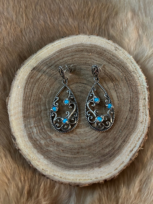 Desert Bloom Filigree Earrings
